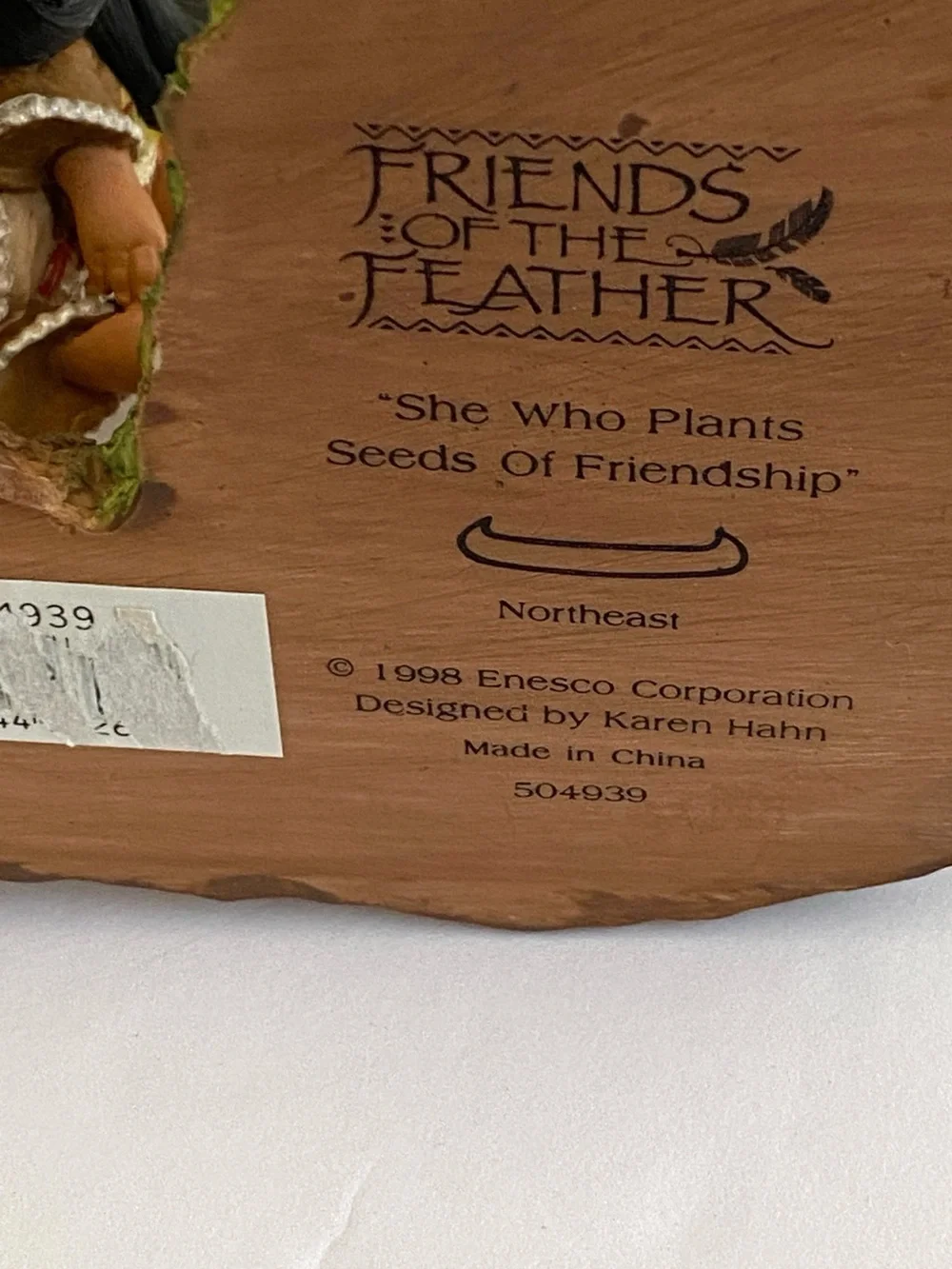 Enesco Vintage Friends of The Feather Figurines Native American Collection Lot